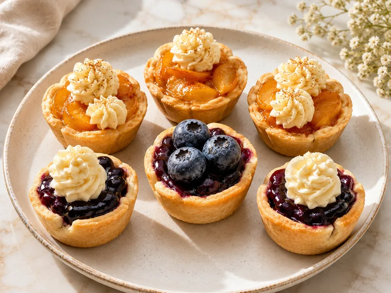 Apple & Blueberry Bite-Sized Tarts
