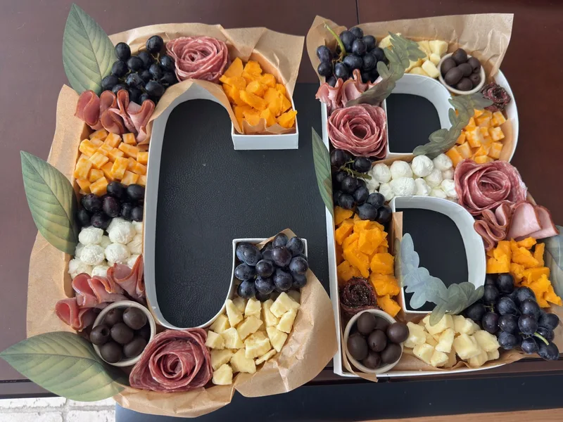 Birthday Initials Charcuterie Board